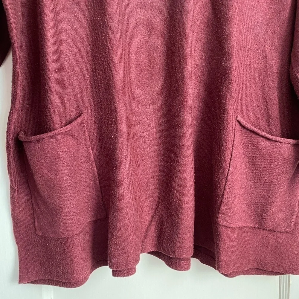 Mia & Tess Knit Pullover Scoop Neckline Sweater, Size: Large